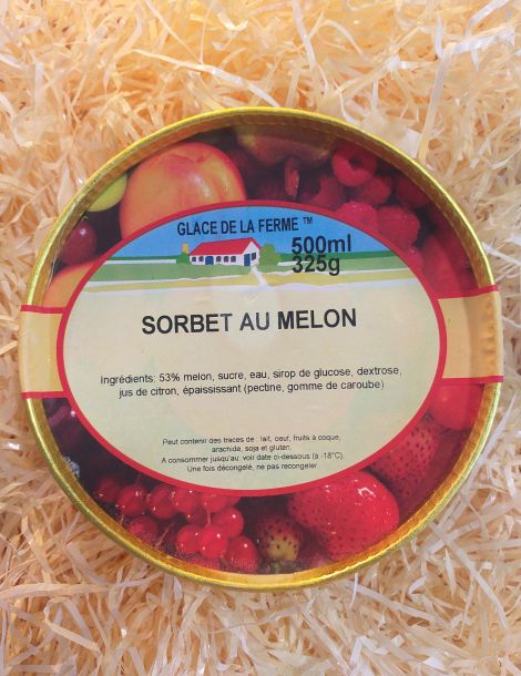 Sorbet au melon de la Ferme Bidard 500ml